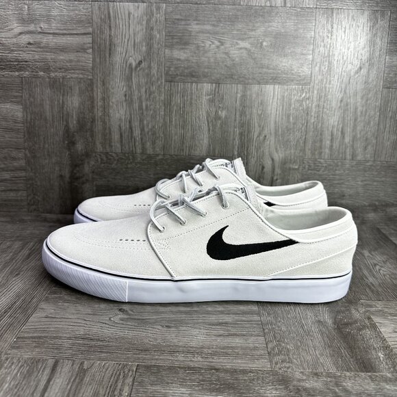 Nike SB Zoom Janoski OG Men's size 14 Summit White Suede Casual Shoes FD6757-100 - Picture 2 of 8